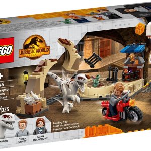Lego Persecución en Moto del Dinosaurio Atrocirraptor - 76945