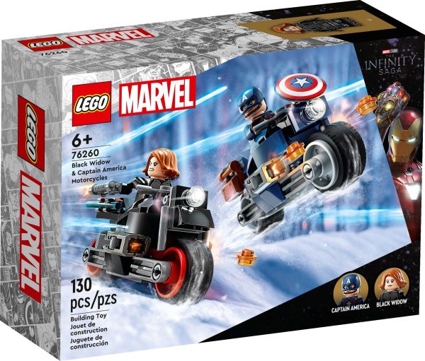 Lego Motos de Viuda Negra y el Capitán América - 76260