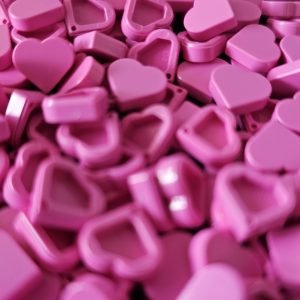 Lego Piezas - Corazón Rosa - 39739
