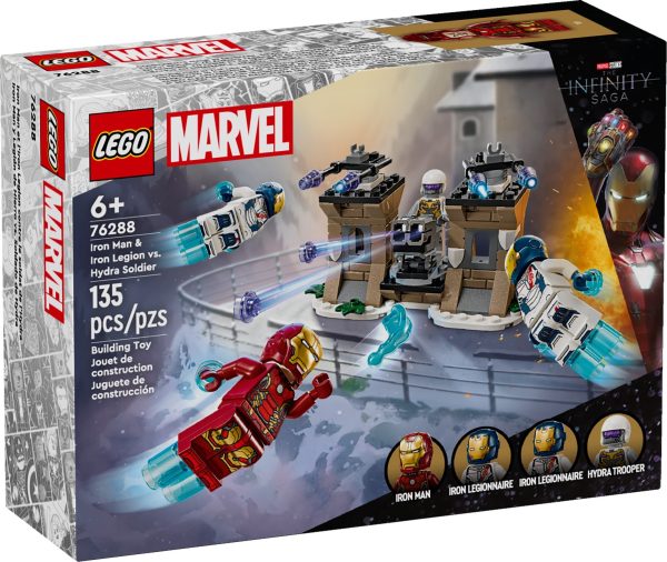 Lego Iron Man y Legión de Hierro vs. Soldado de Hydra - 76288