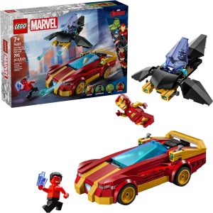 Lego Deportivo de Iron Man y Black Panther vs. Hulk Rojo - 76310